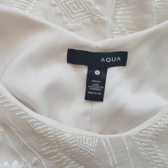 Aqua Ivory Tiered Dress - Picture 3 of 3